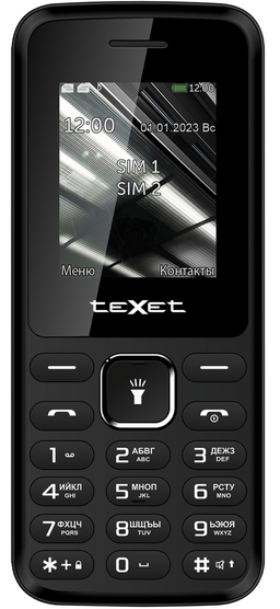 Купить Мобильный телефон Texet TM-118 Black